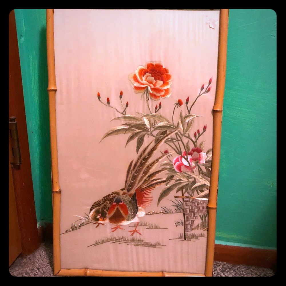 Silk thread picture